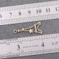 Lot of 500pcs mini Brass Tower dollhouse miniature toy/jewelry Charm CM880