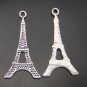 Lot of 100pcs mini Brass Clock Tower dollhouse miniature toy/jewelry Charm CM876