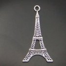 Lot of 100pcs mini Brass Clock Tower dollhouse miniature toy/jewelry Charm CM876