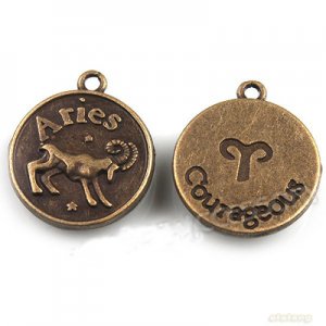 Lot of 200pcs mini Brass Aries doll house miniature toy/jewelry Charm CM921