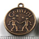 Lot of 200pcs mini Brass Gemini (twins) doll house miniature toy/jewelry Charm CM923