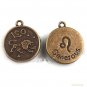 Lot of 200pcs mini Brass LEO doll house miniature toy/jewelry Charm CM924