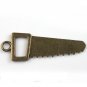 Lot of 300pcs Dollhouse Miniature Saw  /jewelry bracelet  metal alloy Charm CM859