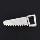 Lot of 300pcs Dollhouse Miniature Saw  /jewelry bracelet  metal alloy Charm CM863