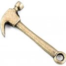 Lot of 500pcs mini Brass Hammer Tool dollhouse miniature toy/jewelry Charm CM854