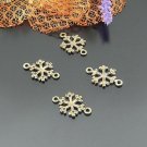 Lot of 500pcs mini Snowflake dollhouse miniature toy/jewelry Charm CM848