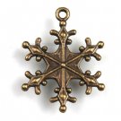 Lot of 300pcs mini Snowflake dollhouse miniature toy/jewelry Charm CM844