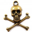 Lot of 300pcs mini skull halloween dollhouse miniature toy/jewelry Charm CM828
