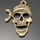 Lot of 300pcs mini skull halloween dollhouse miniature toy/jewelry Charm CM838