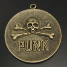 Lot of 200pcs mini skull halloween punk dollhouse miniature toy/jewelry Charm CM833
