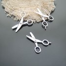 400XDollhouse scissors  /jewelry Pendant metal alloy charm 32X21mm CM820