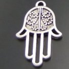 300XDollhouse hand palm  /jewelry Pendant metal alloy charm 24X15mm CM985