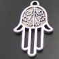 300XDollhouse hand palm  /jewelry Pendant metal alloy charm 24X15mm CM985
