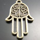 300XDollhouse hand palm  /jewelry Pendant metal alloy charm 24X15mm CM979
