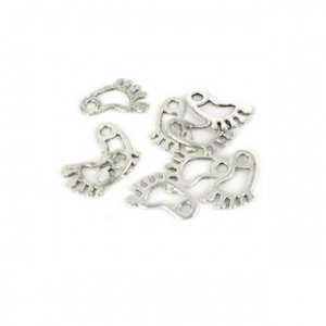 400XDollhouse foot  /jewelry Pendant metal alloy charm 23X16mm CM786