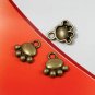 500XDollhouse foot  paw hand /jewelry Pendant metal alloy charm 14X13mm CM1101