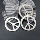 Lot of 100pcs Flower Peace dollhouse miniature toy/jewelry bracelet  metal alloy Charm CM772