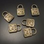 Lot of 300pcs mini Padlock open my heart dollhouse miniature toy/jewelry Charm CM992