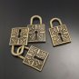 Lot of 200pcs mini Padlock dollhouse miniature toy/jewelry Charm CM989