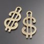 800pcs mini Brass Dollar sign dollhouse miniature toy/jewelry bracelet metal alloy Charm CM968