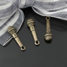 100pcs mini microphone dollhouse miniature toy/jewelry Charm CM749
