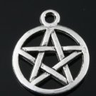 500pcs mini Brass star of david gothic jewelry Charm CM727