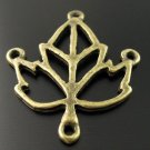 Lot of 300pcs Cutout Leaf dollhouse miniature toy/jewelry bracelet  metal alloy Charm CM674