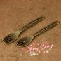 Lot of 100pcs fork charm dollhouse miniature toy/jewelry bracelet  metal alloy Charm CM1080