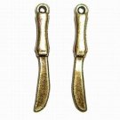 Lot of 1000pcs mini Brass Knife dollhouse miniature toy/jewelry Charm CM661