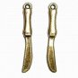 Lot of 1000pcs mini Brass Knife dollhouse miniature toy/jewelry Charm CM661