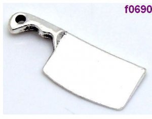Lot of 300pcs mini Knife chef dollhouse miniature toy/jewelry Charm CM1084