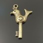 Lot of 300pcs mini brass bird Key dollhouse miniature toy/jewelry Charm CM1185