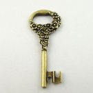Lot of 100pcs mini brass Key dollhouse miniature toy/jewelry Charm CM1188