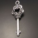 Lot of 300pcs mini silver Key dollhouse miniature toy/jewelry Charm CM1184