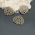 Lot of 300pcs mini brass love heart dollhouse miniature toy/jewelry Charm CM616