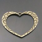 Lot of 200pcs mini brass love heart dollhouse miniature toy/jewelry Charm CM620