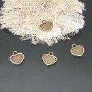 Lot of 400pcs mini brass love star heart dollhouse miniature toy/jewelry Charm CM587