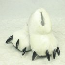 Adult Plush Monster PIG Foot Paw Animal Claw Slipper party white SH017