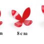20pcs 3D Wall Sticker flower Home Decor Room pop up Decorations Stickers 6cm