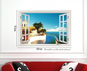 Window Decals on Wall Stickers Home Decoration Decor Vinyl Removable Mural Art ST003