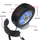 Corded RJ11 Unique Decorative Tyre Telephone black TL001