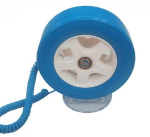 Corded RJ11 Unique Decorative Tyre Telephone blue TL002