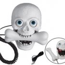 Corded Unique Decorative halloween creepy cross bone skull Telephone TL009