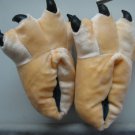 Adult Plush Monster Donkey Foot Paw Animal Claw Slipper party shoe yellow SH034