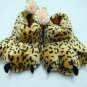 Adult Plush Monster Donkey Foot Paw Animal Claw Slipper party shoe yellow SH028