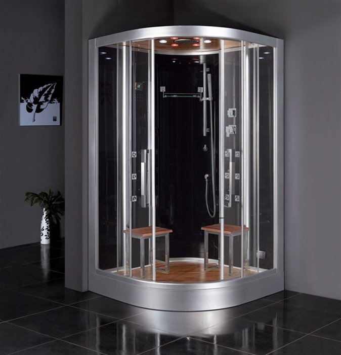 47.3" EAGO Platinum DZ962F8 Steam Shower Enclosure Unit