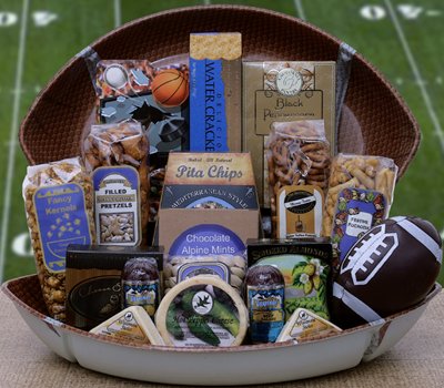 Football Game Day Snacks Gift Basket