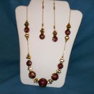 Fashion jewelry, Burgundy fantasy, #SC0010