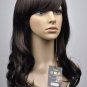 Woman Long Dark Brown Cosplay Party Hair Wigs Wig WL41