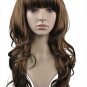Woman Long Light Brown Cosplay Party Hair Wigs Wig WL42